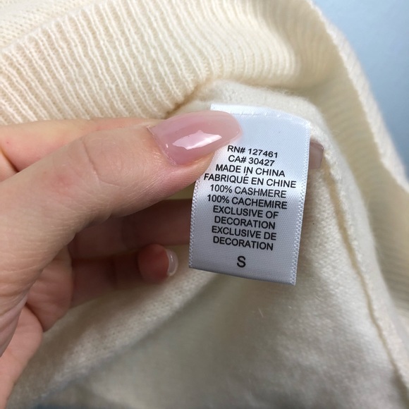 Wildfox Moulin pearl cashmere surplice sweater - Picture 7 of 8